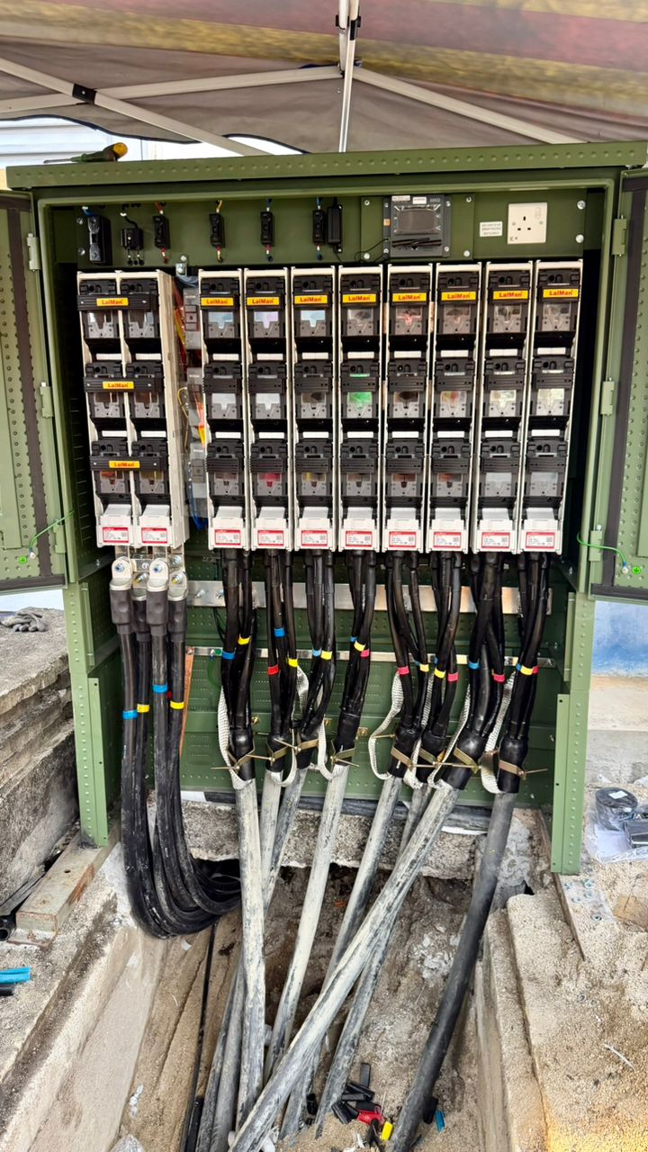 TNB LV distribution feeder pillar cable jointing works in Penang by NIKKISO-AYSHA